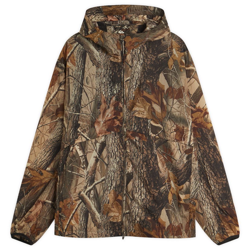 Jacka Represent Clo 247 Hooded Training Jacket, Real Tree Brun | 247M131-15