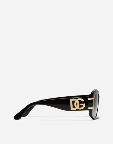 Solglasögon Dolce & Gabbana Dolce & Gabbana Dg Griffe Gradient Sunglasses Svart | VG4501VP18G9V000, 3