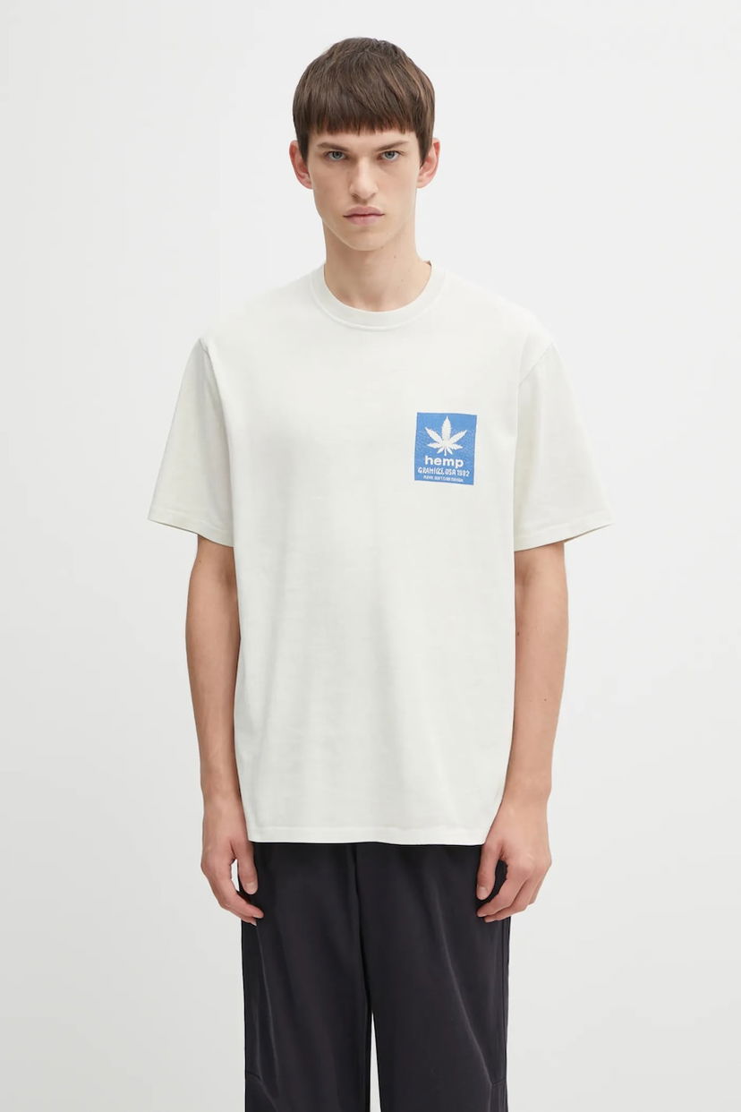 T-shirt GRAMICCI Printed T-Shirt Hemp Vit | G5FU.T081