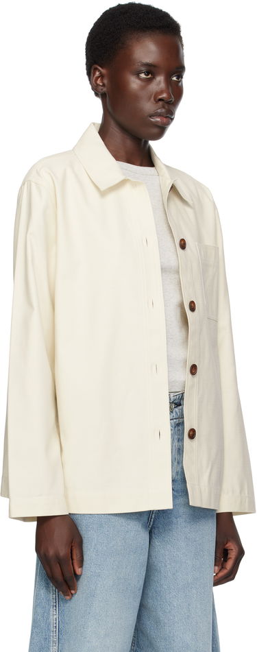 Jacka rag & bone Rag & Bone Savannah Shirt Jacket Vit | WAW25P20023902, 1