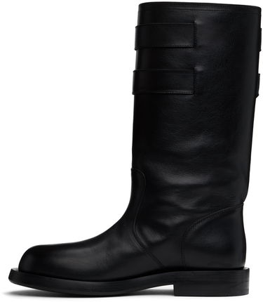 Kläder Ann Demeulemeester Ann Demeulemeester Milan Soft Biker Boots Svart | 2402-M-R42-LT141-099, 2
