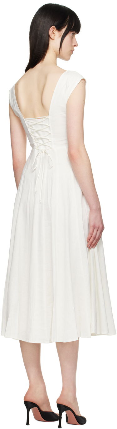 Klä GUIZIO Guizio Leila Midi Dress Vit | P24404W085, 2