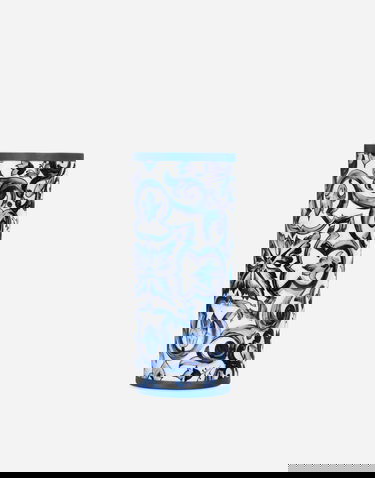 Heminredning Dolce & Gabbana Dolce & Gabbana Cylindrical Porcelain Majolica-print Vase Flerfärgad | TCC196TCAMZUB011, 3