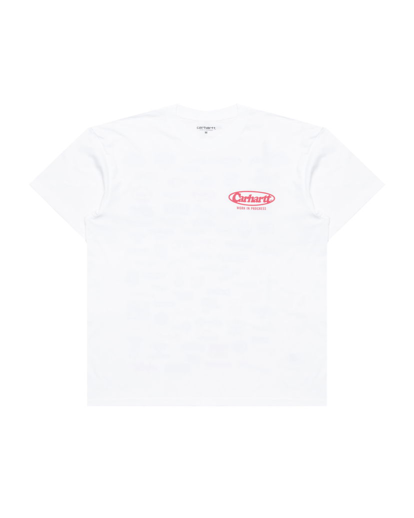 T-shirt Carhartt WIP Carhartt WIP Short Sleeve Logo T-Shirt Vit | I034643-02XX