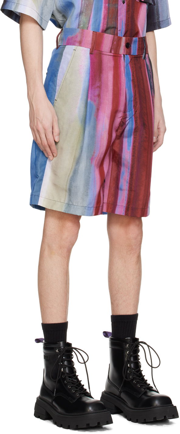 Shorts Feng Chen Wang Feng Chen Wang Rainbow Print Shorts Flerfärgad | FUS17ST05, 1