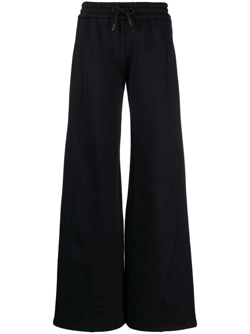 Träningsbyxor Off-White Piping-Detail Cotton Track Pants Black Svart | OWCH020F23JER0011000