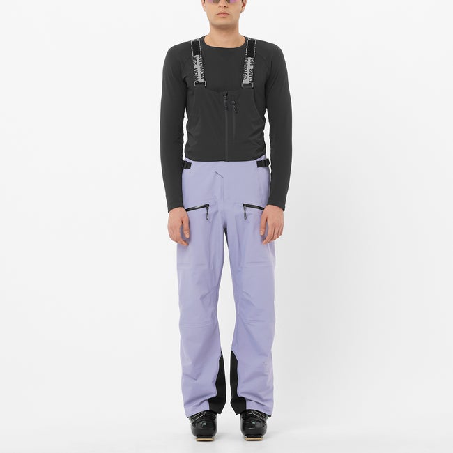 Byxor Salomon Absolute 3L Ski Bib Pants Purpur | LC2603500, 0