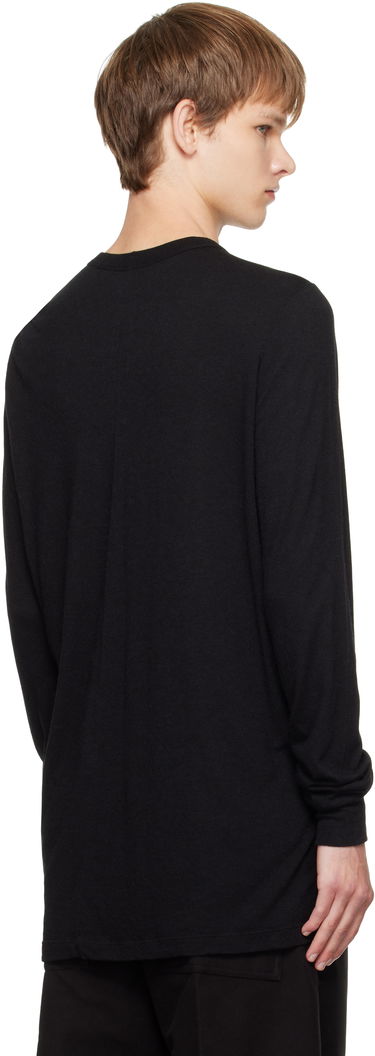 T-shirt Rick Owens Rick Owens Concordians Level Long Sleeve T-Shirt Svart | RU02E1266 JR, 2