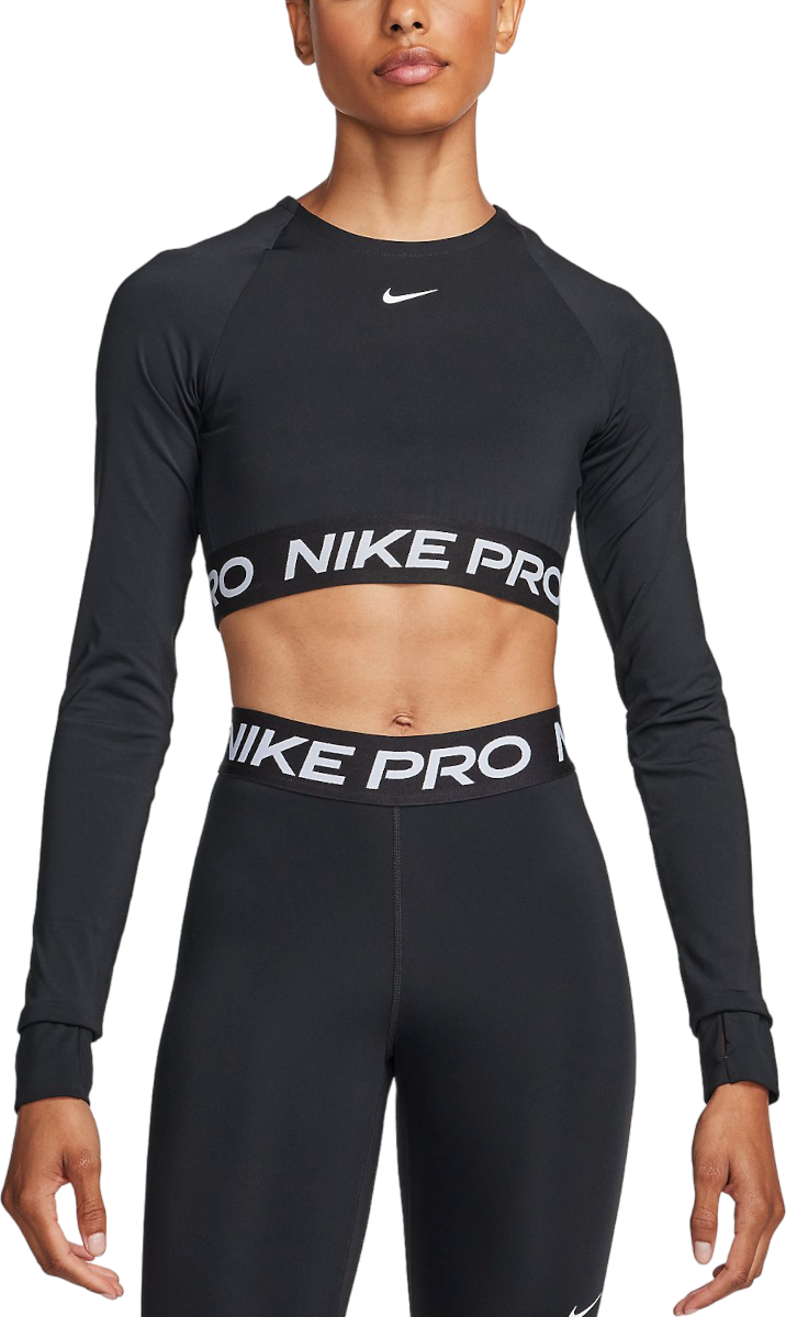 Crop top Nike PRO DF 365 CROP LS TOP Svart | fv5484-010