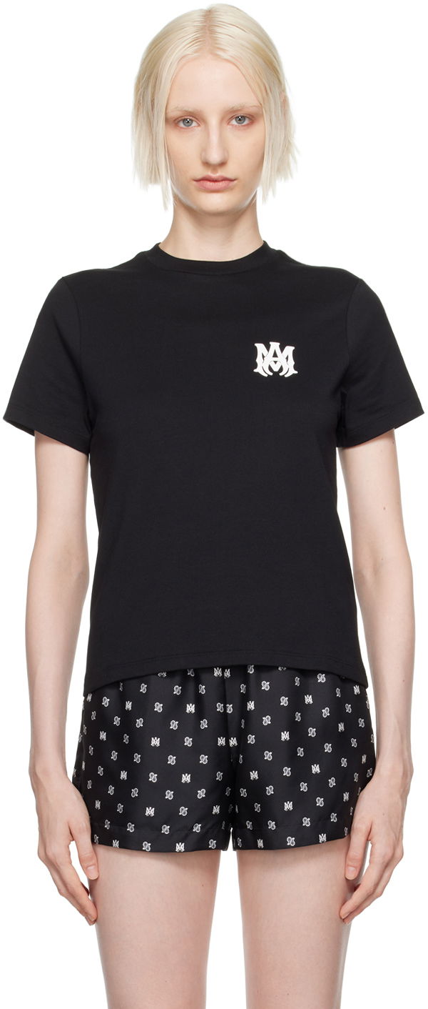 T-shirt AMIRI Black Core Logo T-Shirt Svart | AWJYTE1036