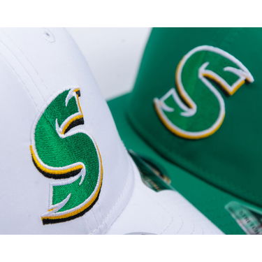 Keps New Era Saskatchewan Roughriders STNGER 9FORTY Stretch-Snap Cap One Size (56-59 cm) Vit | 60756698, 6