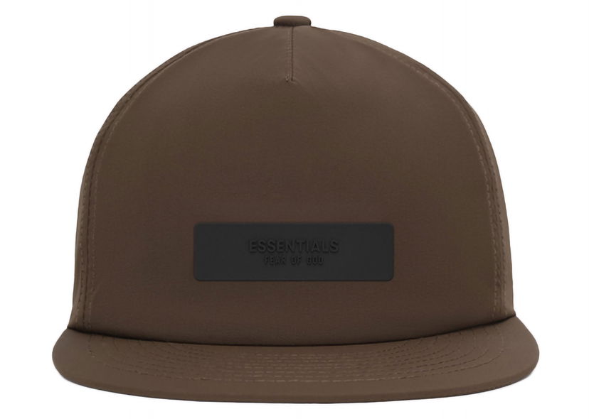 Keps Fear of God Essentials Core Collection Nylon Baseball Cap Brun | 642SU247116F