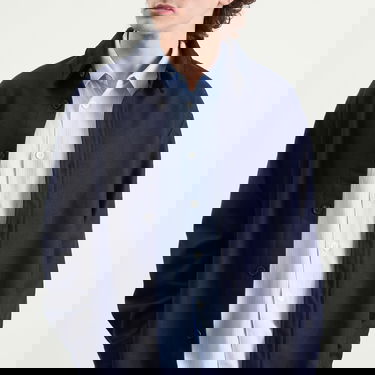 Skjorta A.P.C. Bernado Wool Overshirt, Size Small Mörkblå | WVBCV-H32030-PIA, 5