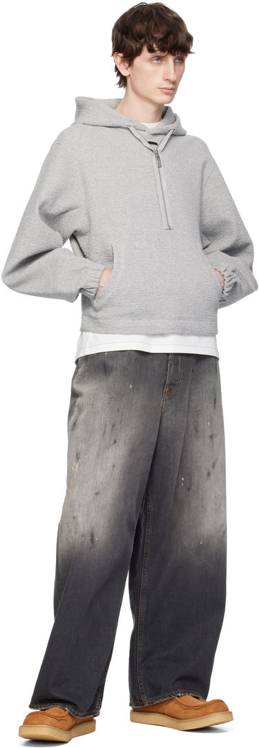 Sweatshirt ADER ERROR ADER error Realce Product. 29 Fleece Hoodie Grå | BO01SSHD0102GR, 3