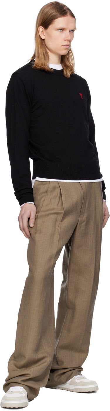 Sweater AMI Sweater Svart | BFHKS111.KN0025, 3