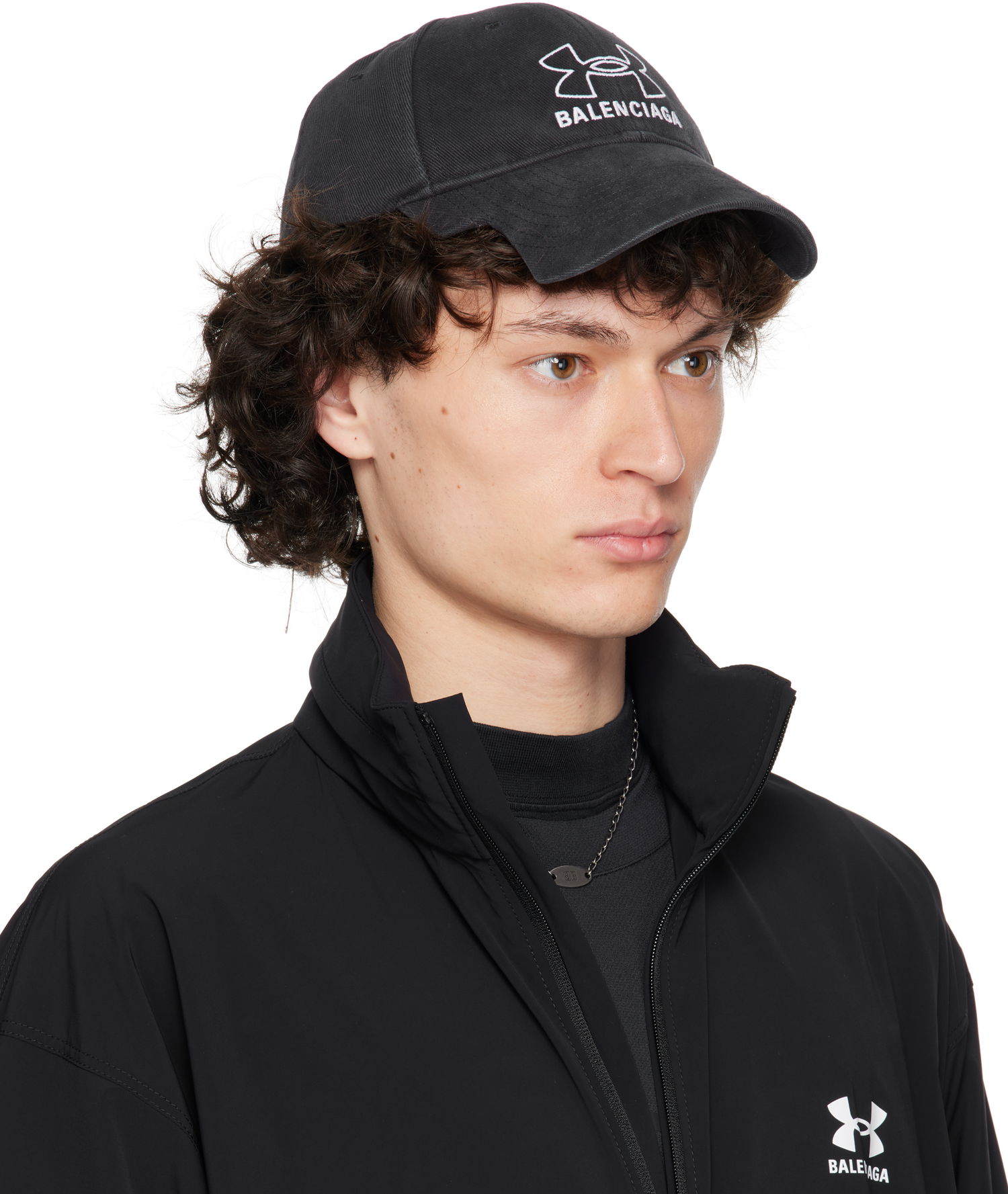 Keps Balenciaga Under Armour Edition Washed Cap Svart | 807145410B2, 1