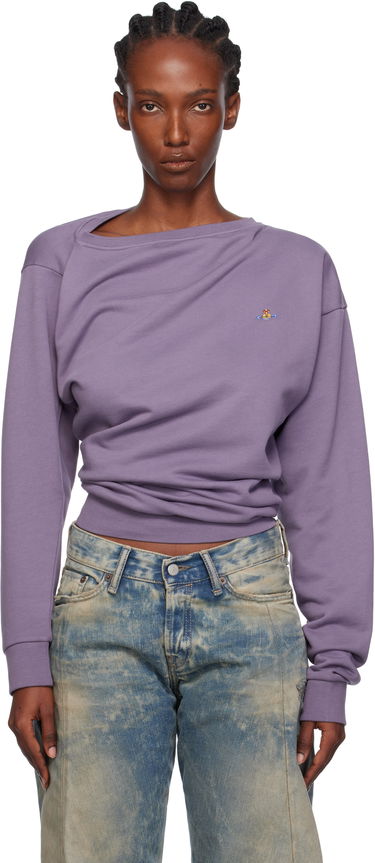 Sweatshirt Vivienne Westwood Vivienne Westwood Hebo Draped Sweatshirt Purpur | 3I010015-J006O-, 0