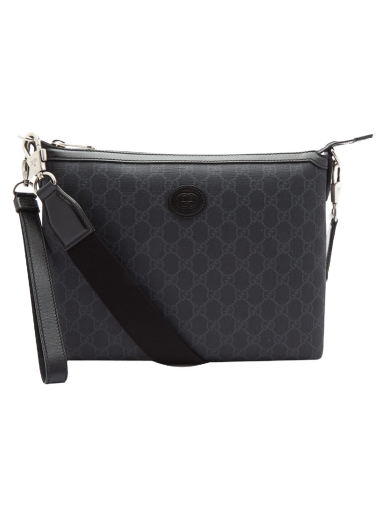 Axelväska Gucci GG Supreme Shoulder Bag Svart | 726833-92THN-1000