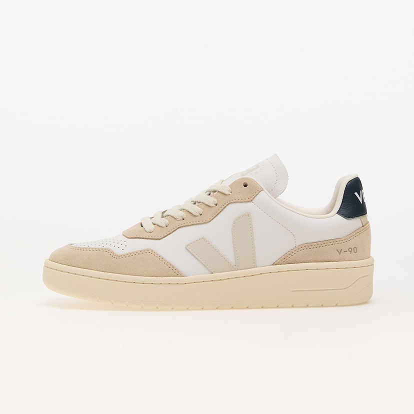 Sneakers och skor Veja V-90 Extra White Pierre Nautico Beige | VD2003461B