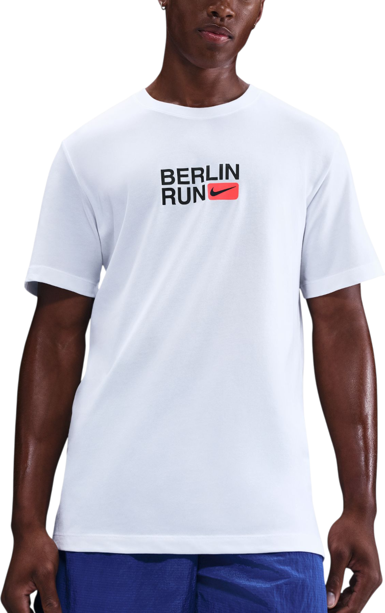T-shirt Nike Nike Berlin Run T-Shirt Vit | ih4071-100, 0