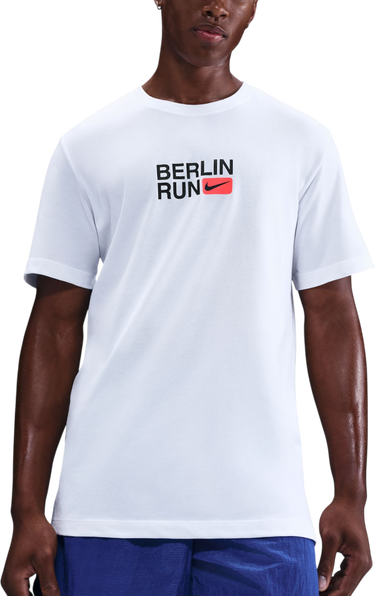 T-shirt Nike Nike Berlin Run T-Shirt Vit | ih4071-100, 0