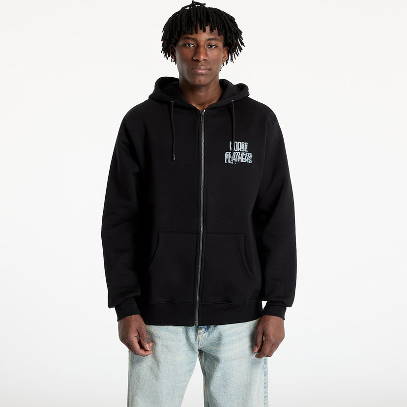 Sweatshirt Horsefeathers Horsefeathers Xerox Zip Hoodie Svart | SM1372C