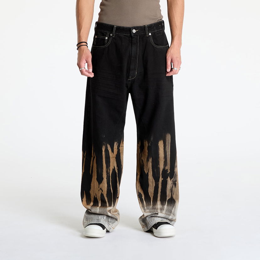 Jeans Rick Owens DRKSHDW Denim Geth Jeans Black/ Terra Svart | DU02D2351 BSUN 0983