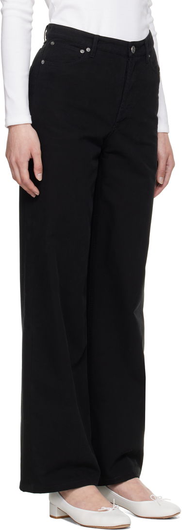 Jeans A.P.C. A.P.C. Elisabeth Wide-Leg Jeans Svart | COGBJ-F09181, 1