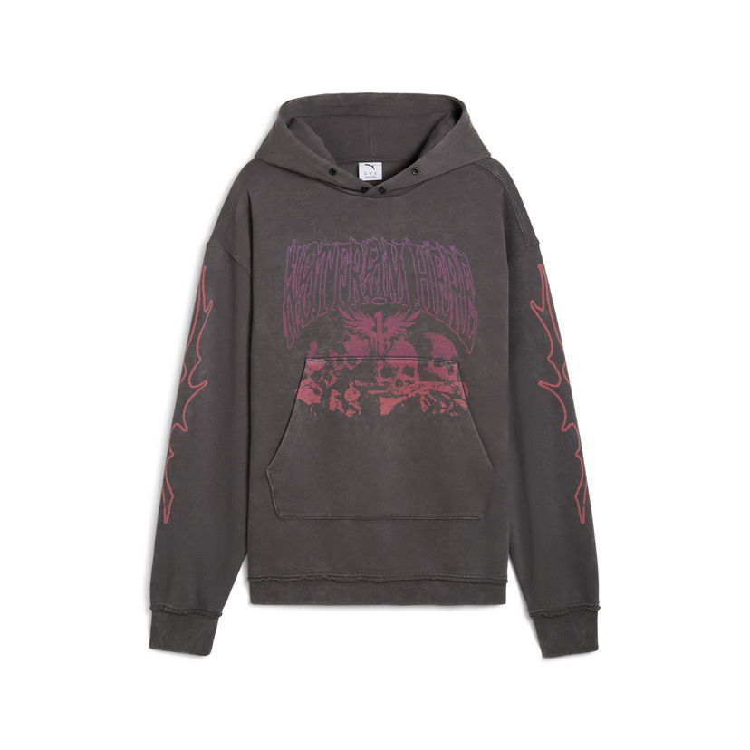 Sweatshirt Puma LaMelo World Tour-nament Hoodie Grå | 632433_01