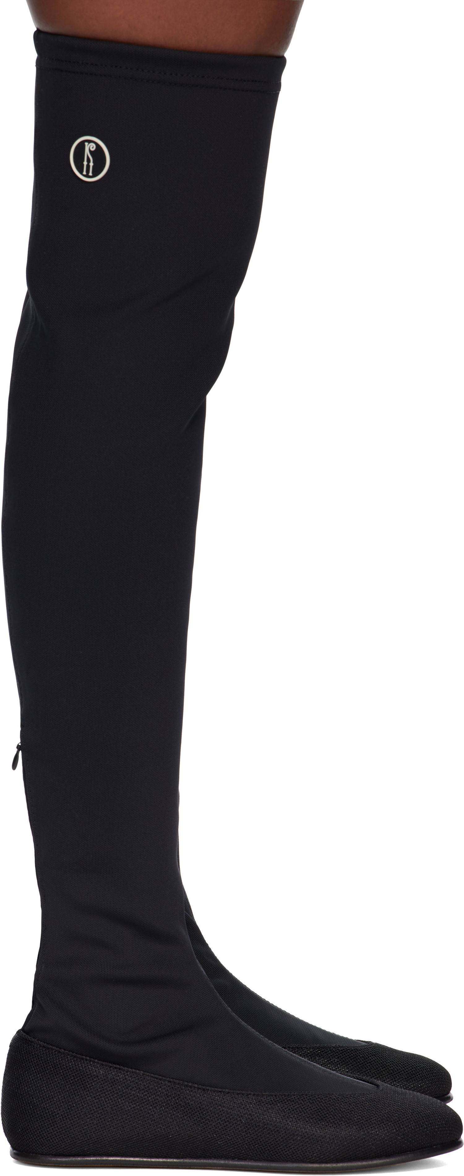 Sneakers och skor KIKO KOSTADINOV Kiko Kostadinov Proxima Ballerina Tabi Tall Boots Svart | KKWAW25FT05-199, 0