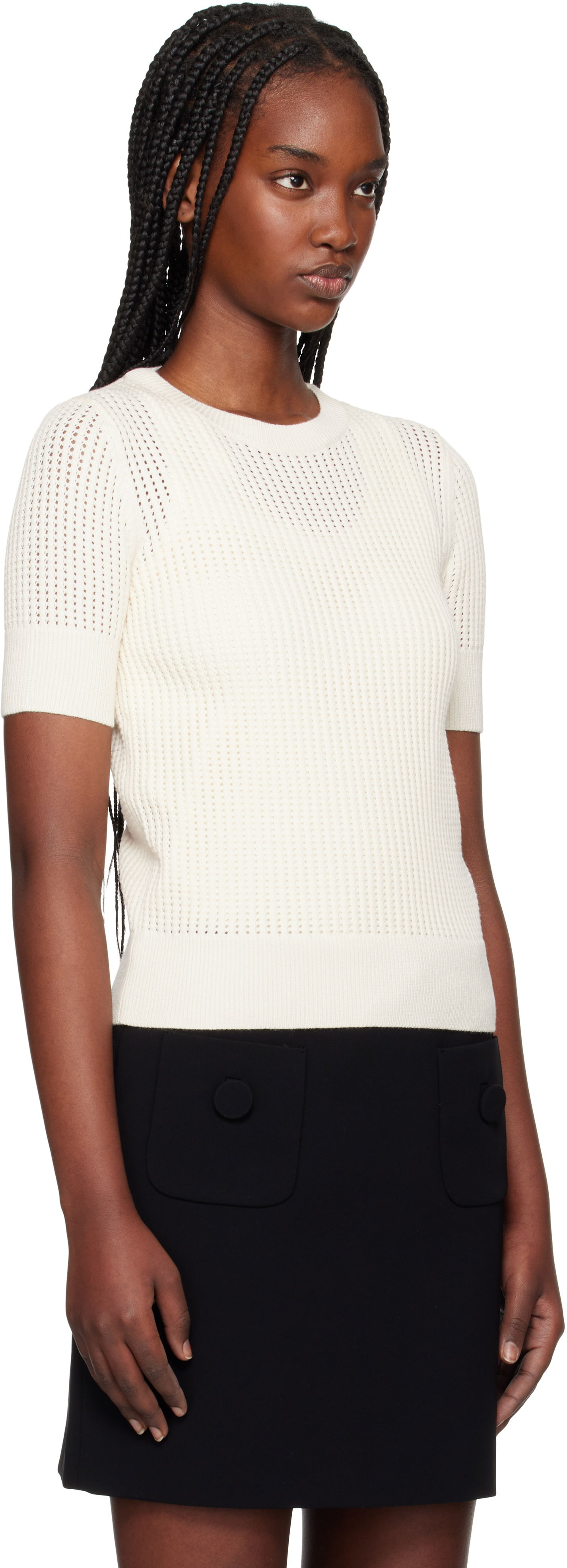 Sweater Max Mara Max Mara Ebbri Knitted Sweater Vit | 2516361071600, 1