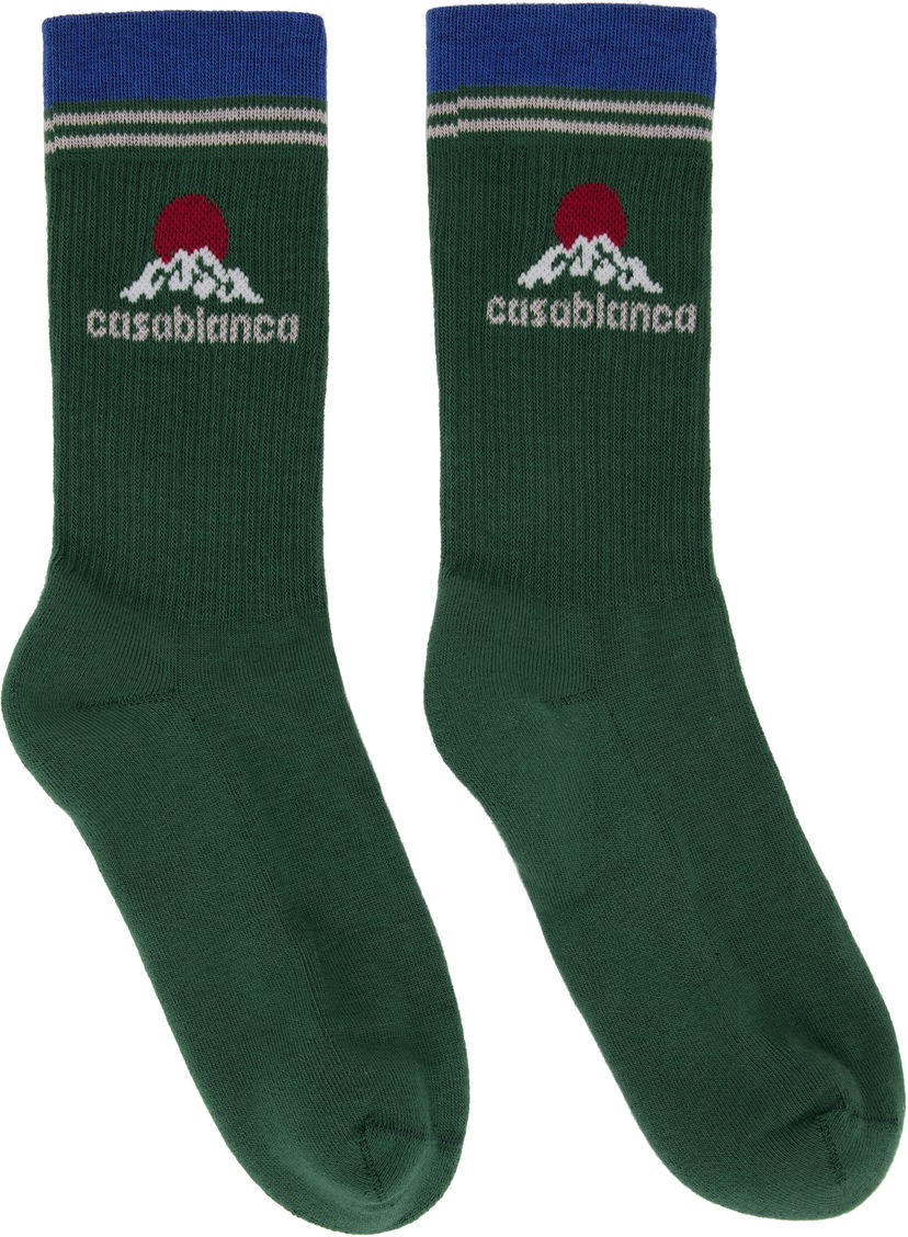 Strumpor Casablanca Casablanca Montagne Socks Grön | APF25-ACC-010-06
