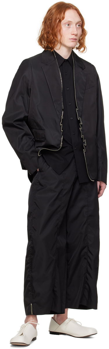 Cargo byxor ADER ERROR Elva Baggy Nylon Trousers Svart | BN01SSSA0203BK, 3