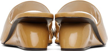 Sneakers och skor Tory Burch Tory Burch Pierced Wedge Mules Gul | 169861-250, 1