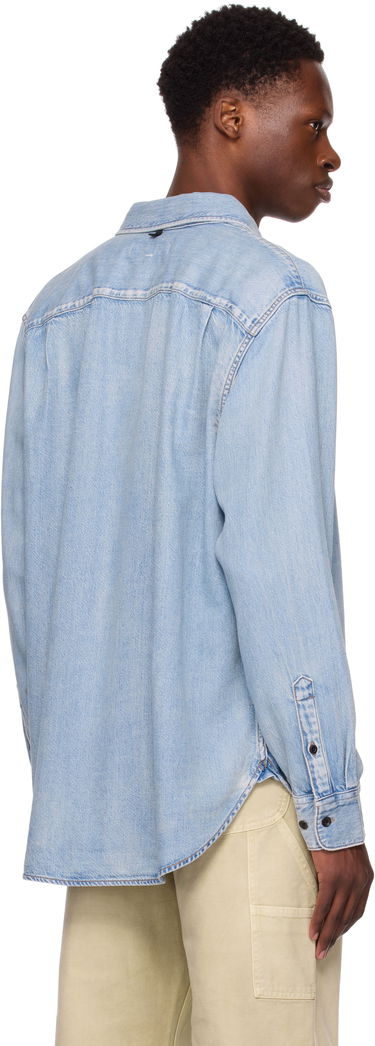 Skjorta rag & bone Rag & Bone Finch Denim Shirt Blå | MED25PA016FWSU, 2