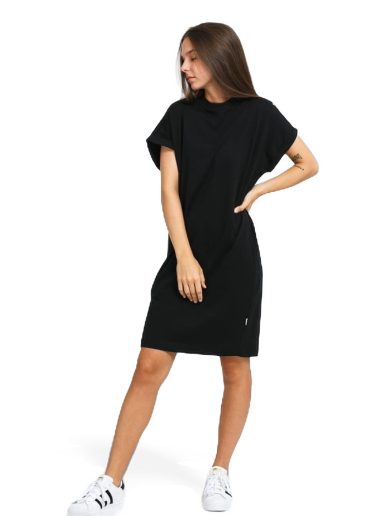 Klä Urban Classics Ladies Organic Cotton Cut On Sleeve Tee Dress Svart | TB4364