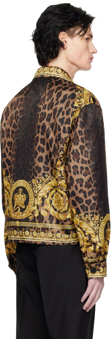 Jacka Versace Wild Barocco Print Blouson Jacket Svart | 1016717_1A12366, 2