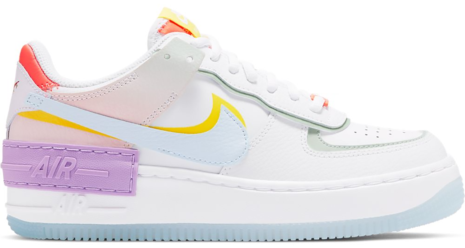 Sneakers och skor Nike Air Force 1 Shadow White Hydrogen Blue Purple W Vit | CW2630-141, 0