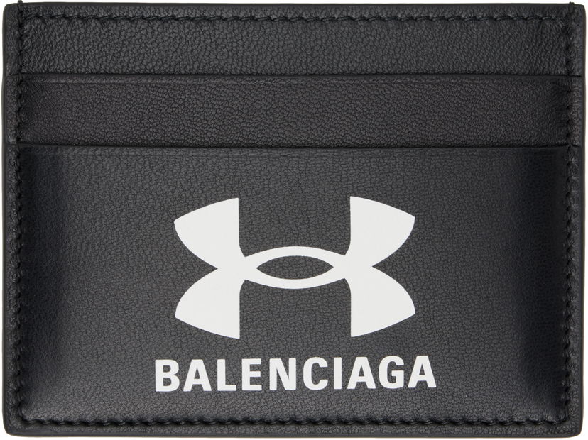 Plånbok Balenciaga Under Armour Edition Lambskin Card Holder by Balenciaga Svart | 8177192ABLN