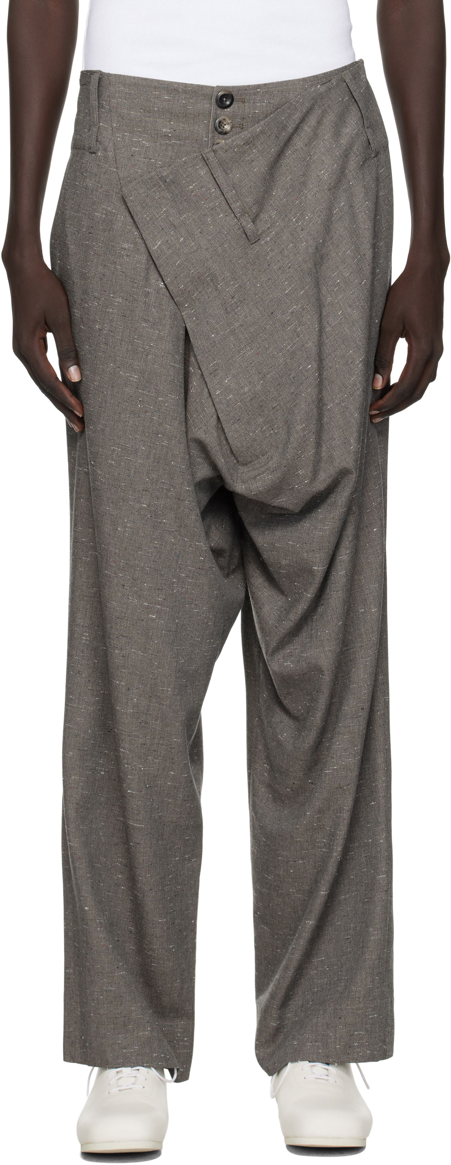 Byxor Vivienne Westwood Vivienne Westwood Inferno Trousers Grå | 2F01001P-W017Q-, 0