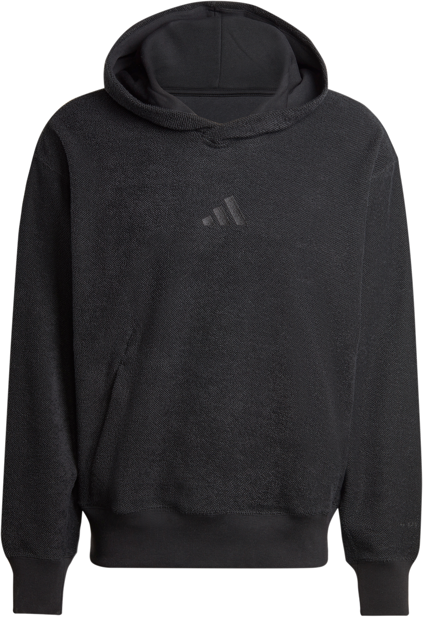 Sweatshirt adidas Originals adidas Elevated All Szn Terry Loop Hoodie Svart | iv5212