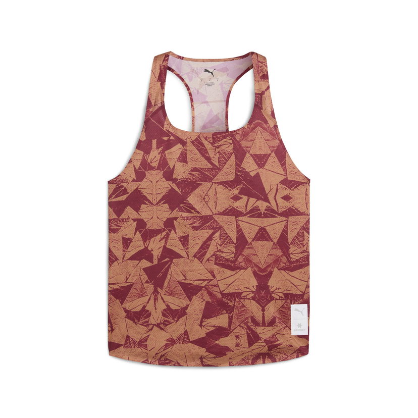 Linne Puma PUMA x SAYSKY Geometric Print Sleeveless Tank Top Flerfärgad | 527610_90