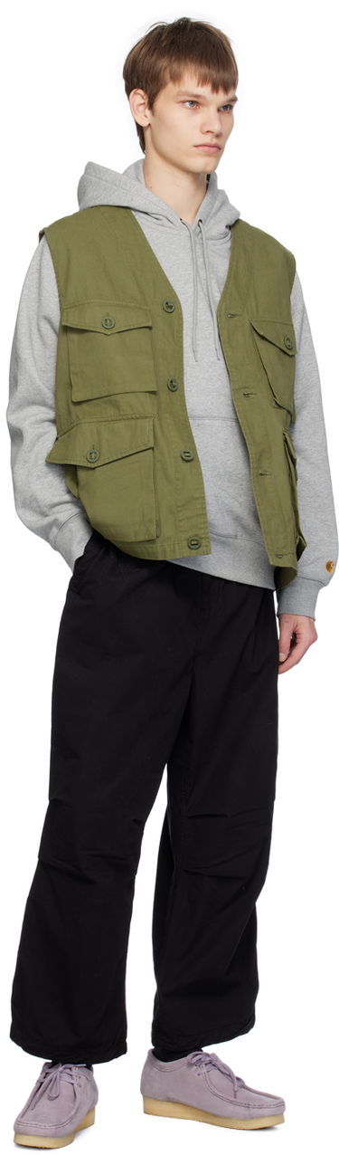 Väst Carhartt WIP Work In Progress Utility Pocket Vest Grön | I032980, 3