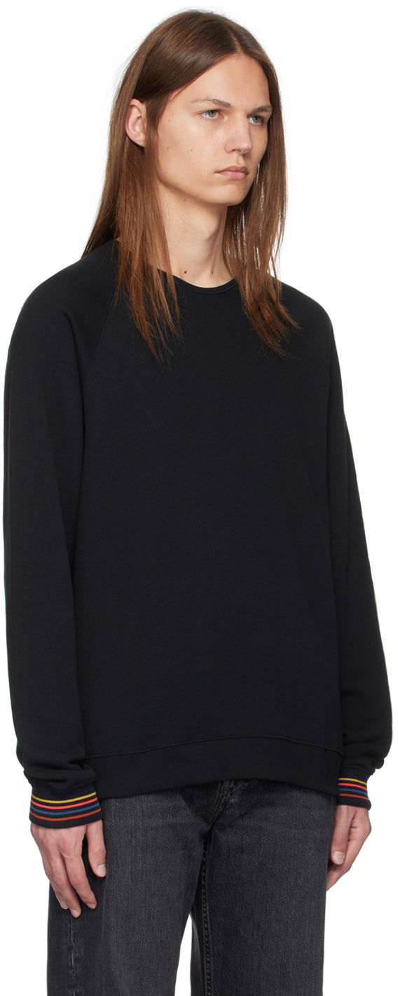 Sweater Paul Smith Paul Smith Artist Stripe Cuff Sweatshirt Svart | M1A-2990M-AU807B-79, 1
