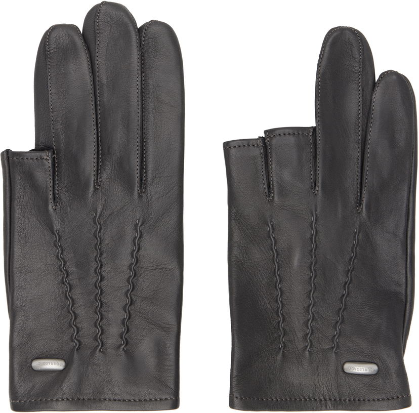 Handskar OUR LEGACY Our Legacy Hang Loose Leather Gloves Brun | A2258HDL