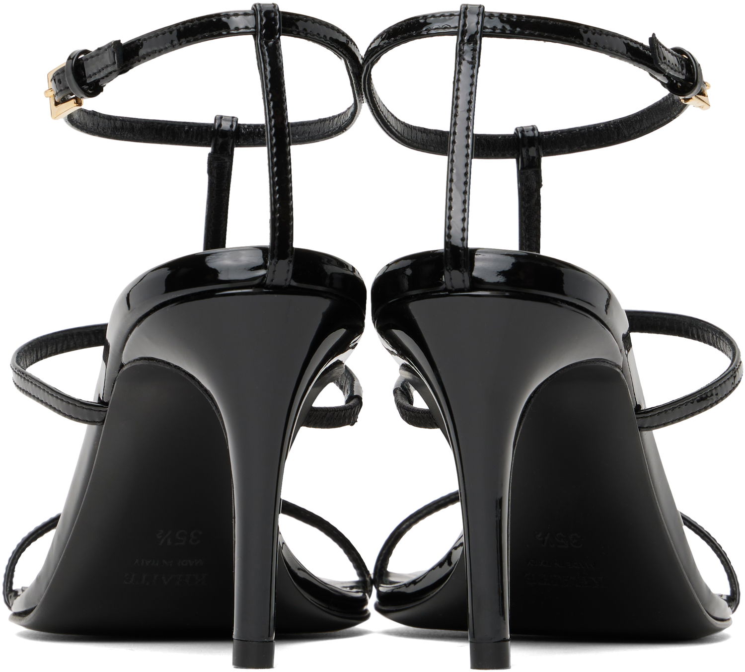 Tillbehör Khaite KHAITE Cage Heeled Sandals Svart | F3083-938, 1