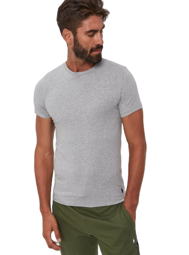 T-shirt Polo by Ralph Lauren Crew Base Layer Tee - 2 Pack Grå | 714835960003