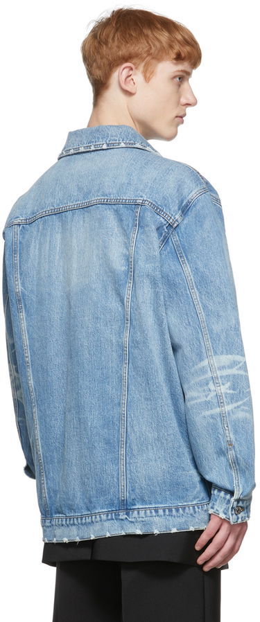 Jacka We11done We11done Trucker Denim Jacket Blå | WD-DJ1-22-354-U-BL, 2