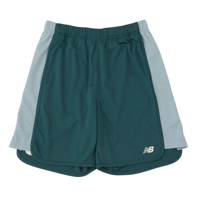 Shorts New Balance Side Panel Shorts Blå | AMS45076-NWG