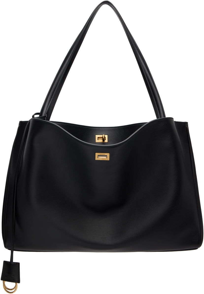 Tygpåse Balenciaga Balenciaga Rodeo Tote Svart | 8274812AA4V
